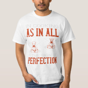 Camiseta In Cooking Simplicity Is The Sign Of Perfection