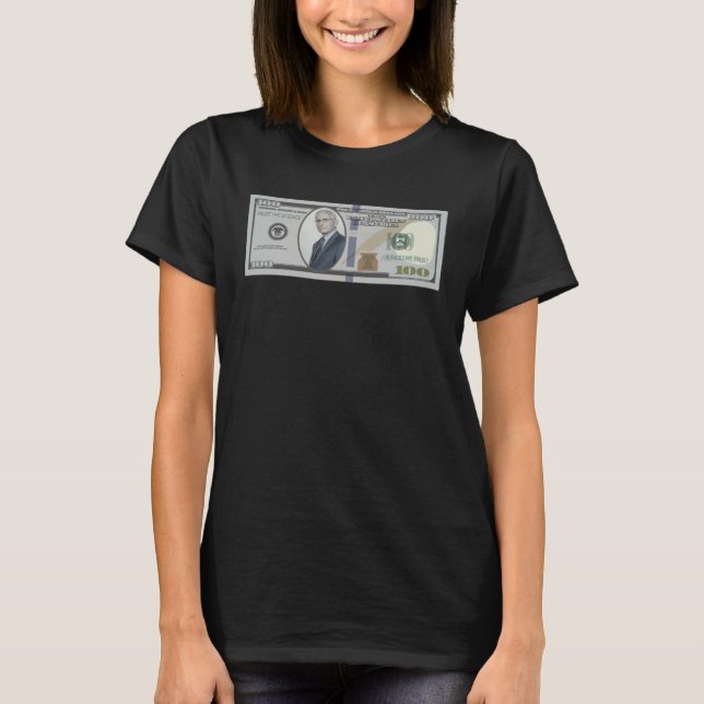 Camiseta In Fauci We Trust 100 Dollar Bill (Anverso)