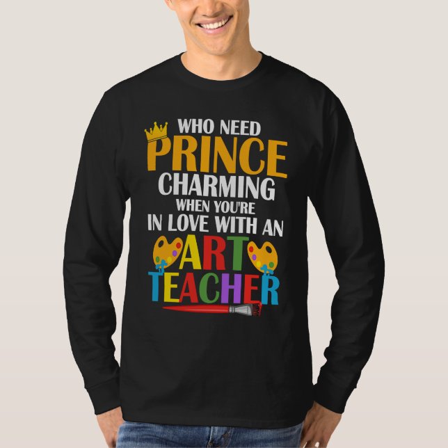 Camiseta In Love With An Teacher Artist Education (Anverso)