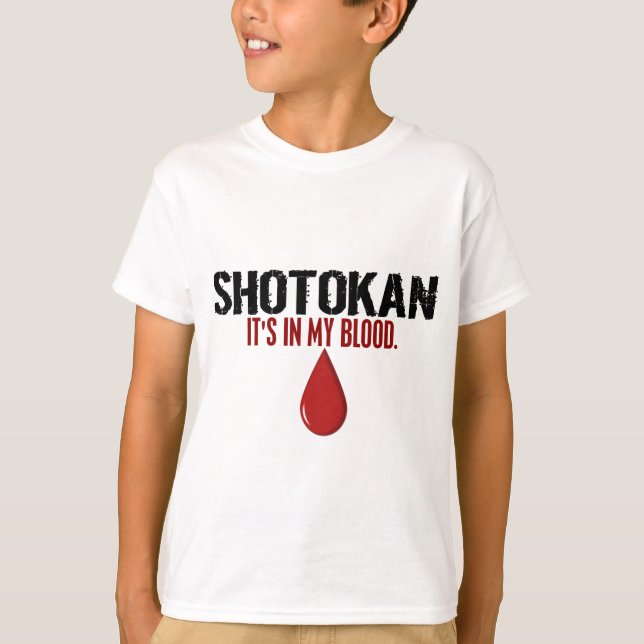 Camiseta In My Blood SHOTOKAN (Anverso)