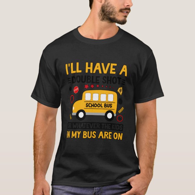 Camiseta In My Bus Monitor School Bus Monitor (Anverso)