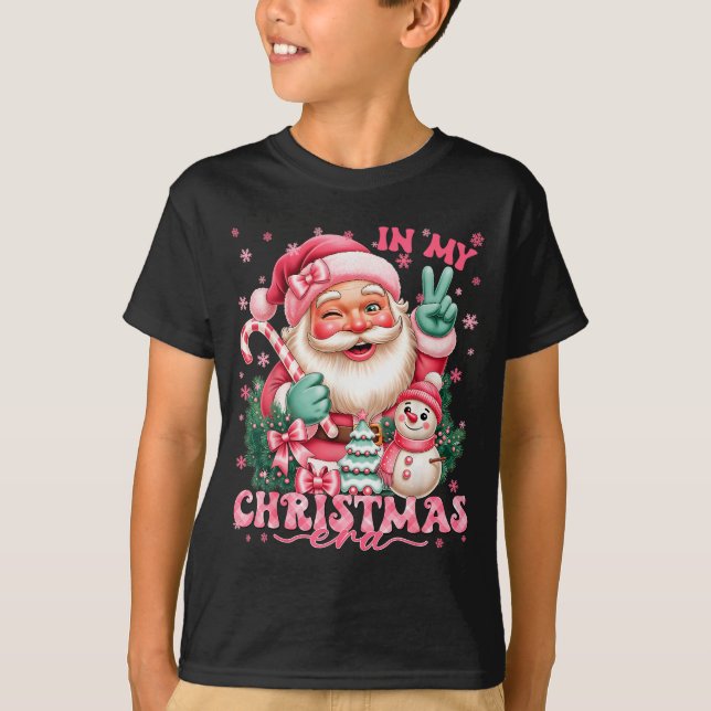Camiseta In My Christmas Era Nk Santa Snowman Christmas Xma (Anverso)