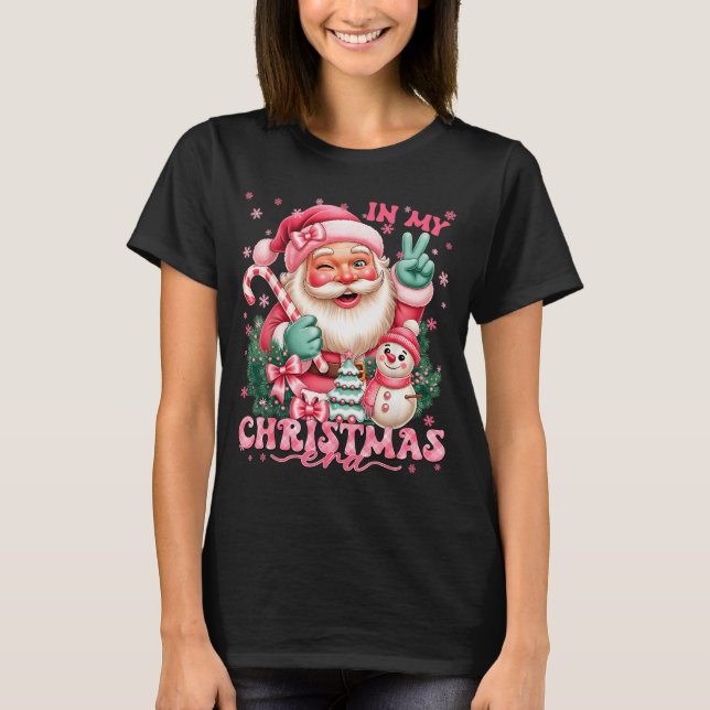 Camiseta In My Christmas Era Nk Santa Snowman Christmas Xma (Anverso)