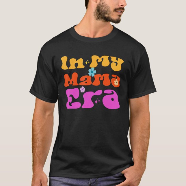 Camiseta In My Mama Era Retro Groovy Wavy (Anverso)