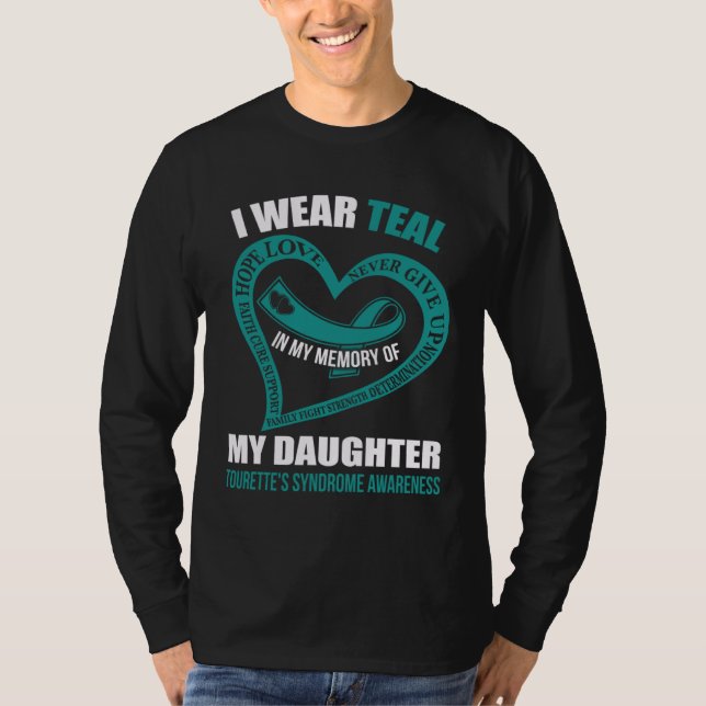 Camiseta In my memory of my daughter TOURETTE S SYNDROME AW (Anverso)