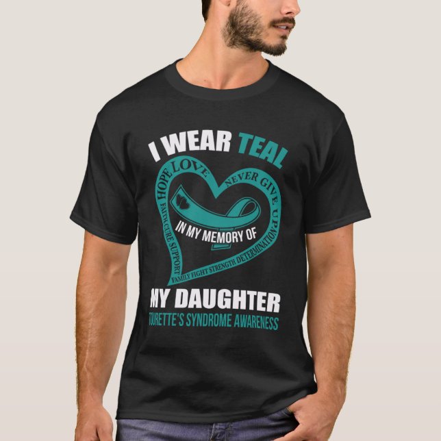 Camiseta In my memory of my daughter TOURETTE S SYNDROME AW (Anverso)