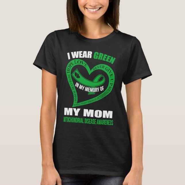 Camiseta In my memory of my mom MITOCHONDRIAL DISEASE AWARE (Anverso)