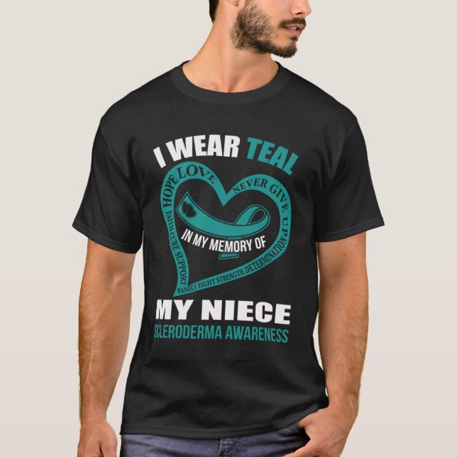 Camiseta In my memory of my niece SCLERODERMA AWARENESS (Anverso)