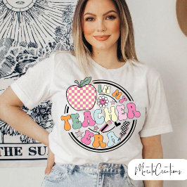 Camiseta In My Teacher Era Floral, Retro Teacher's