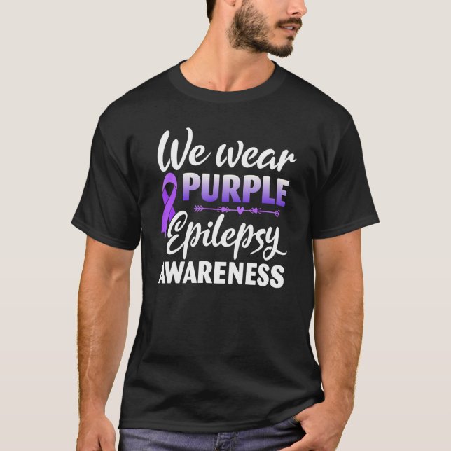 Camiseta In November We Wear Purple Epilepsy Awareness Purp (Anverso)