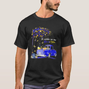 Camiseta In October We Wear Blue Yellow Truck Down Syndrome