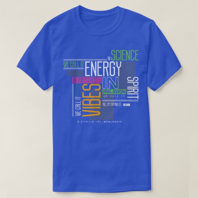 Camiseta In Science  (Diseño del anverso)