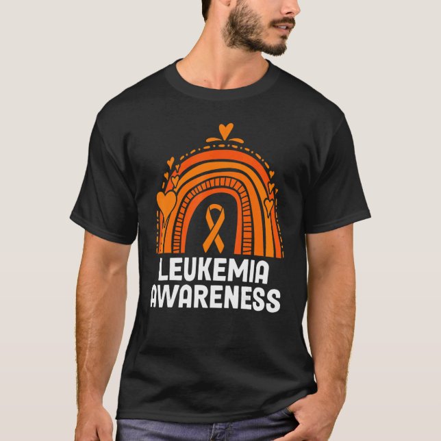 Camiseta In September We Wear Orange Leukemia Awareness Mon (Anverso)