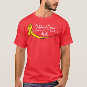 Camiseta In September Wear Childhood Cancer Awareness Men W
