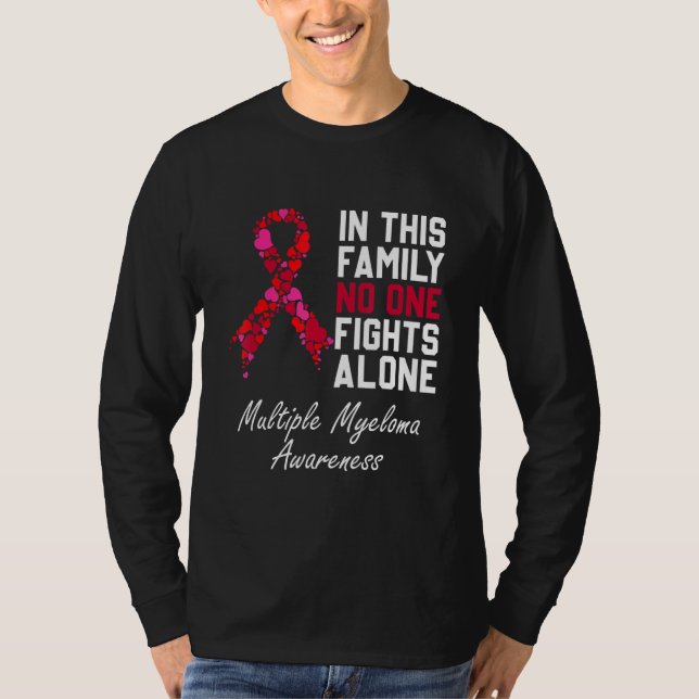 Camiseta In This Family No One Fight Multiple Myeloma Aware (Anverso)