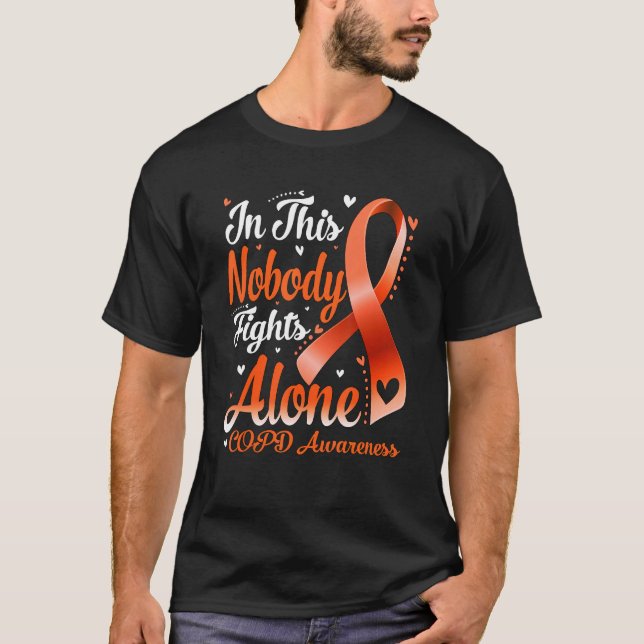 Camiseta In This Family Nobody Fight Alone COPD Awareness (Anverso)