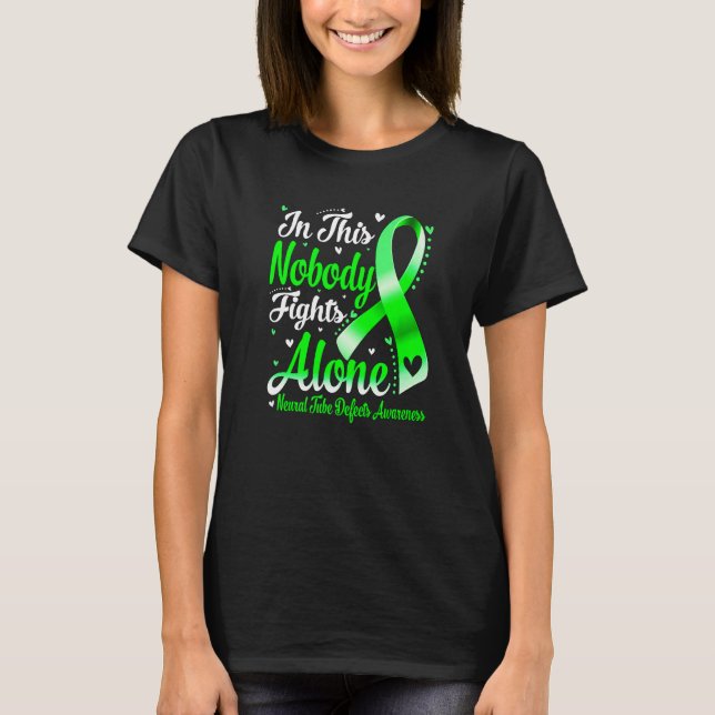 Camiseta In This Family Nobody Fight Alone Neural Tube Defe (Anverso)