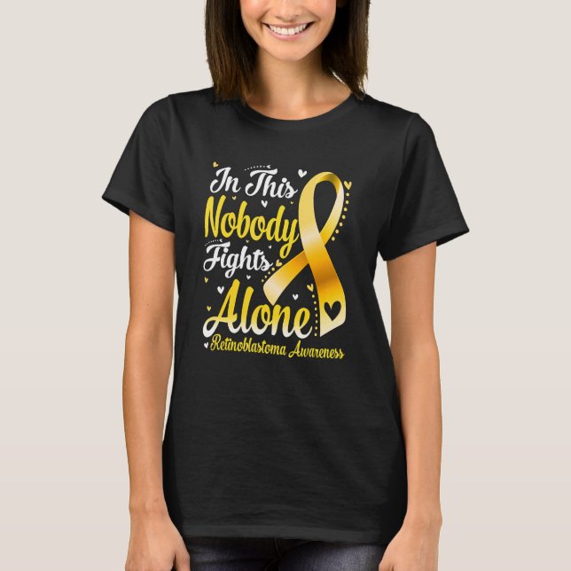 Camiseta In This Family Nobody Fight Alone Retinoblastoma A (Anverso)