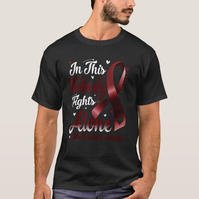 Camiseta In This Family Nobody Fight Alone Sickle Cell Anem (Anverso)
