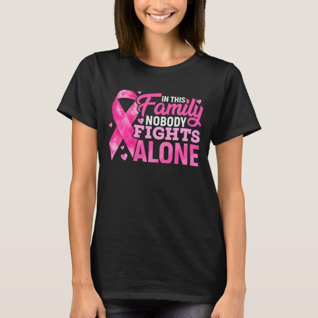 Camiseta In this Family Nobody Fights Alone (Anverso)