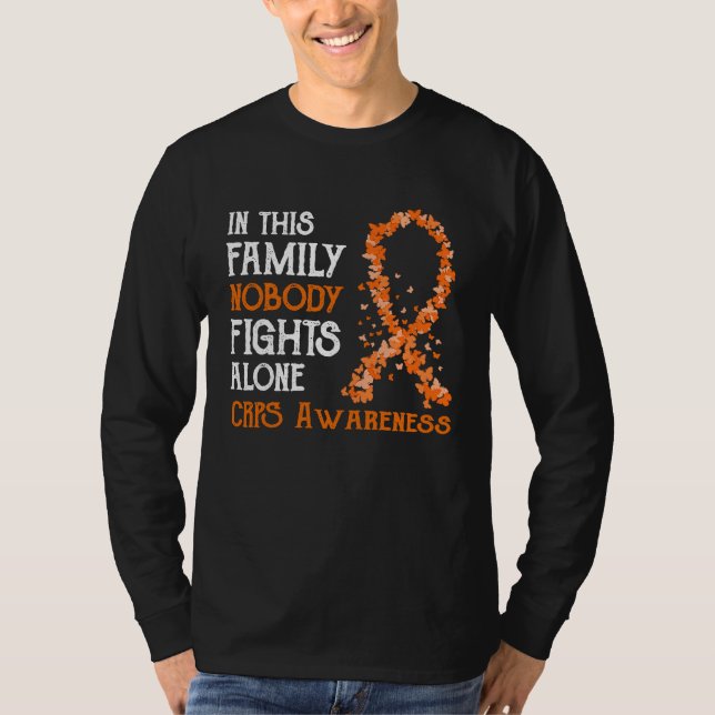 Camiseta In This Family Nobody Fights Alone CRPS (Anverso)