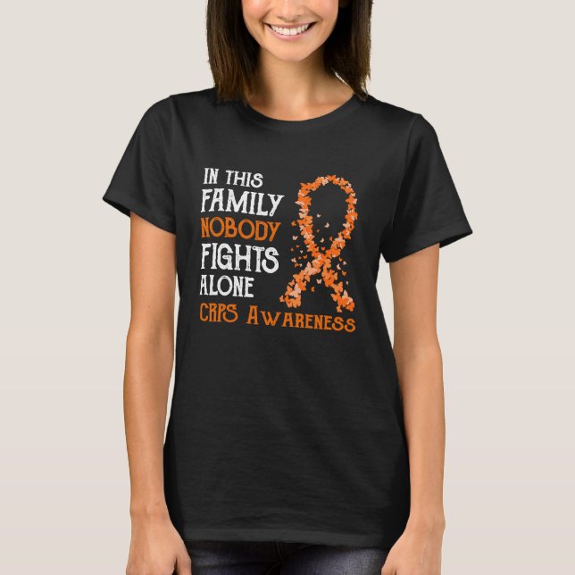 Camiseta In This Family Nobody Fights Alone CRPS (Anverso)