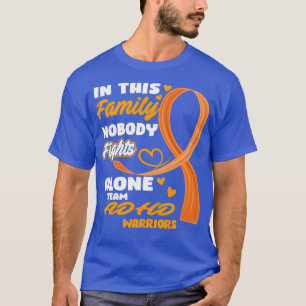 Camiseta In This Family Nobody Fights Alone Team ADHD Warri