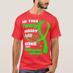 Camiseta In This Family Nobody Fights Alone Team Allergies