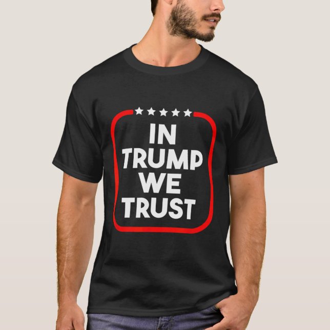 Camiseta In Trump We Trust Pro-trump 2024 Conservative Patr (Anverso)