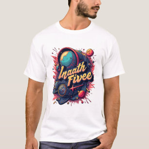 Camiseta "Inaath Fivee" - Futurista espacio y planeta arte