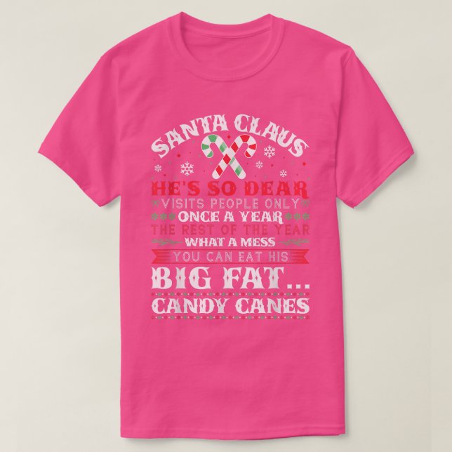 Camiseta Inappropriate Christmas Poem, Adult Humor Candy St (Diseño del anverso)