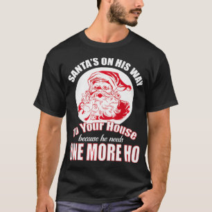 Camiseta Inapropiado    NavidadRude Santa Claus Gag Gif