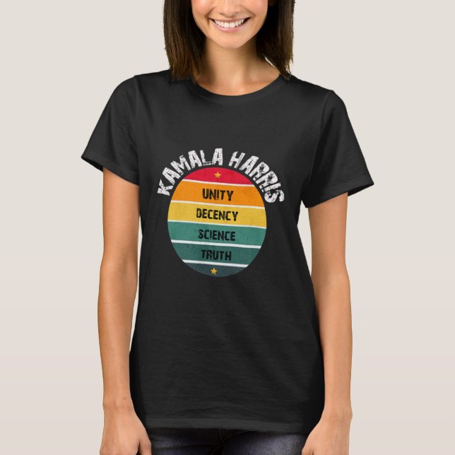 Camiseta Inauguración 2021 de Hope Unity Decency Science Tr (Anverso)