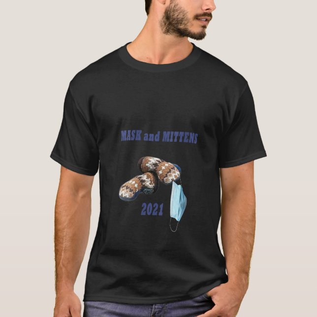 Camiseta Inauguración de Bernie Sanders Mittens (Anverso)