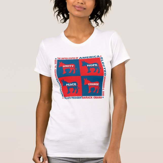 Camiseta Inauguración de Obama (Anverso)