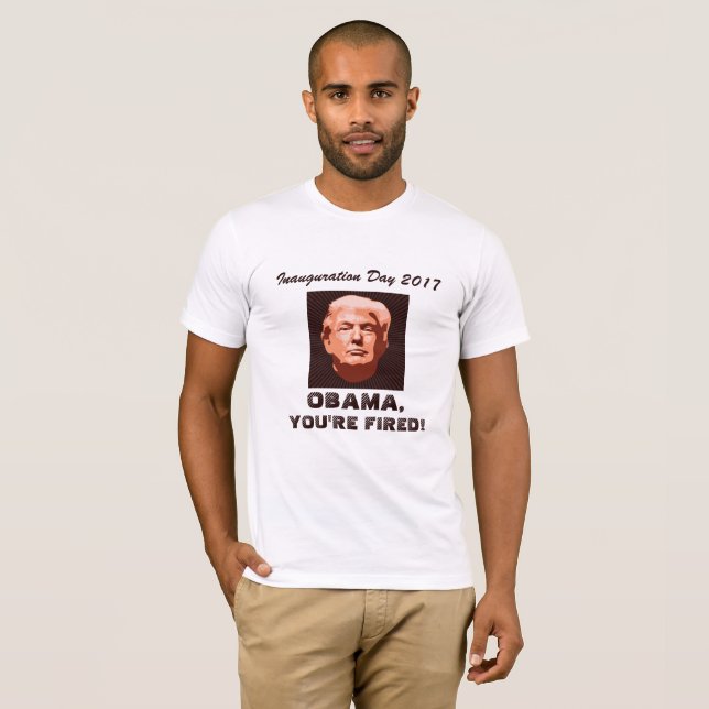 Camiseta Inauguración de Trump 2017 (Anverso completo)