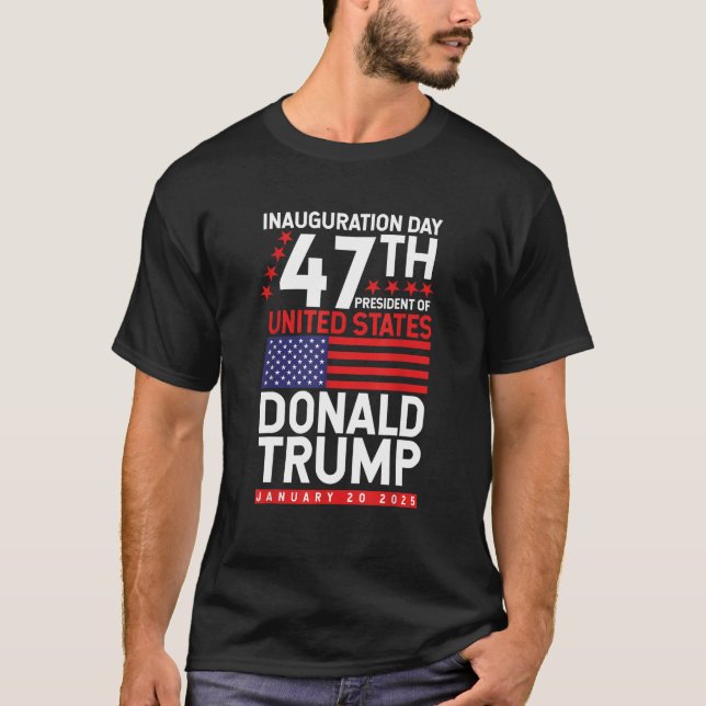 Camiseta Inauguración de Trump 2025 (Anverso)