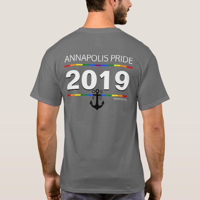 Camiseta Inauguración del 2019 Anápolis Orgullo OSYC TShirt (Reverso)