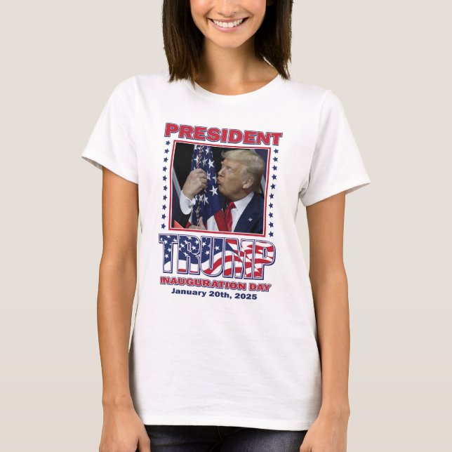 Camiseta Inauguración del presidente Trump (Anverso)
