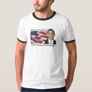 Camiseta inaugural de la cita de Obama