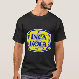 Camiseta Inca Kola T Shirt Peru Golden Kola Bubblegum Cream