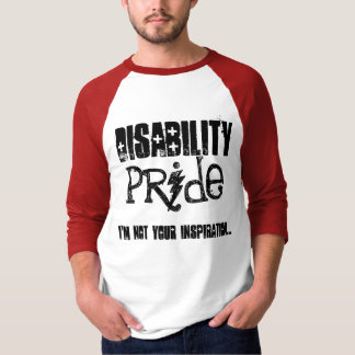 Camiseta incapacidad, orgullo, no soy su inspiración…
