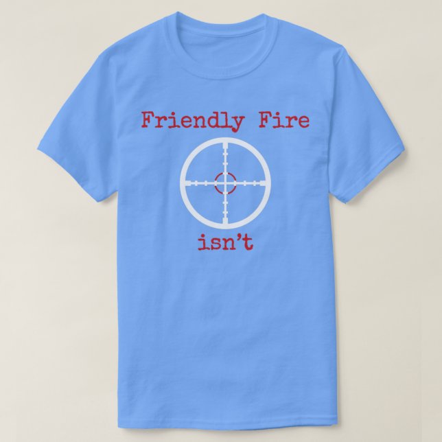 Camiseta Incendio amistoso no (Diseño del anverso)