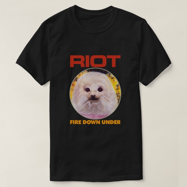 Camiseta Incendio contra disturbios en Australia (Diseño del anverso)