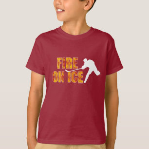 Camiseta Incendio De Hockey Sobre Hielo