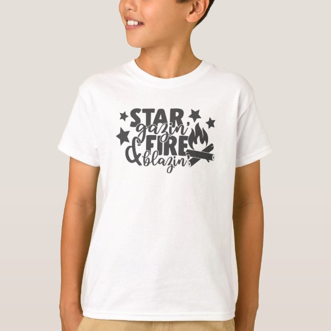 Camiseta Incendio de Star Gazing con incendio en Guay (Anverso)