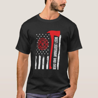 Camiseta Incendio de teniente de bandera estadounidense de 