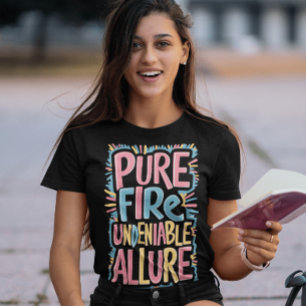 Camiseta Incendio puro y un atractivo innegable