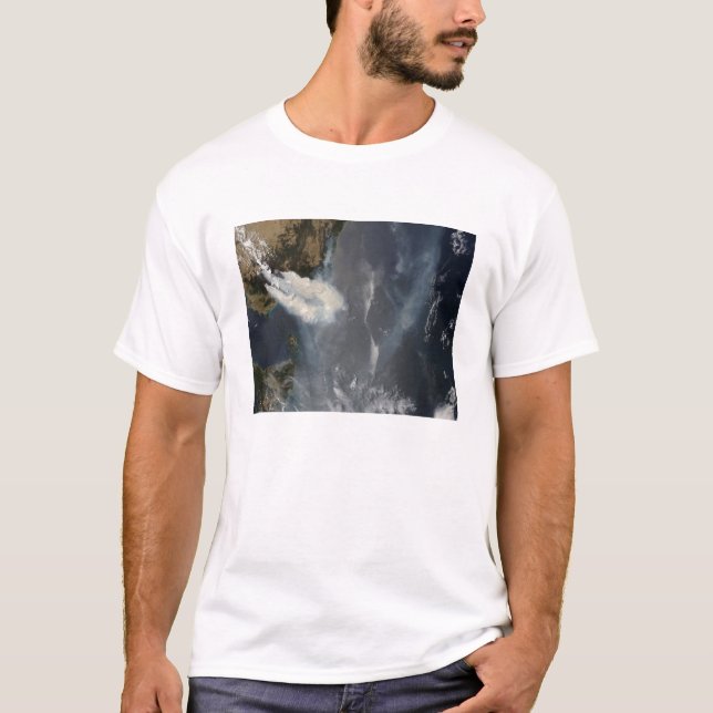 Camiseta Incendios y humo en el sudeste de Australia (Anverso)