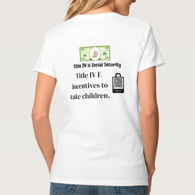 Camiseta Incentivos del Título IV E (Reverso)